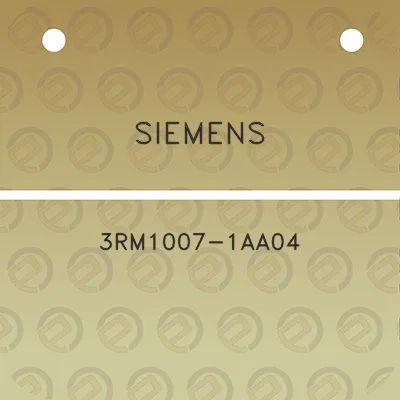 siemens-3rm1007-1aa04