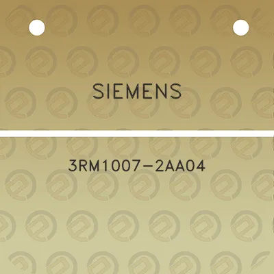 siemens-3rm1007-2aa04