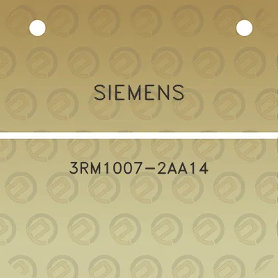 siemens-3rm1007-2aa14