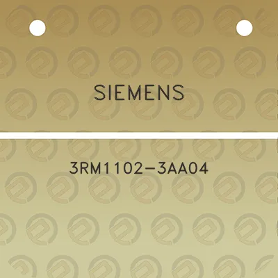 siemens-3rm1102-3aa04