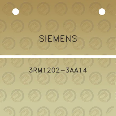 siemens-3rm1202-3aa14