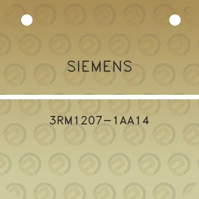 siemens-3rm1207-1aa14