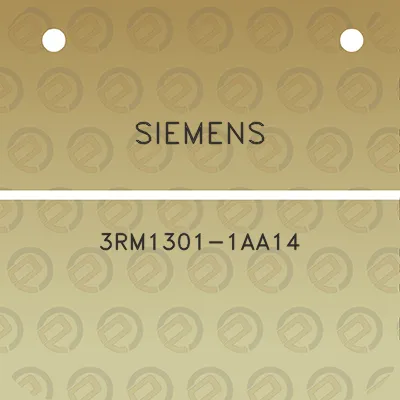 siemens-3rm1301-1aa14