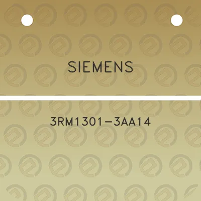 siemens-3rm1301-3aa14