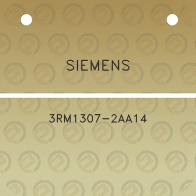 siemens-3rm1307-2aa14