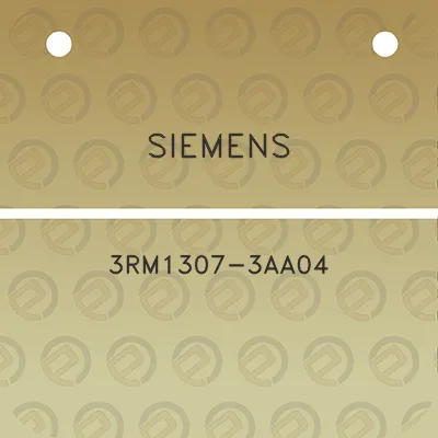 siemens-3rm1307-3aa04