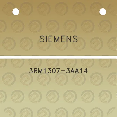 siemens-3rm1307-3aa14