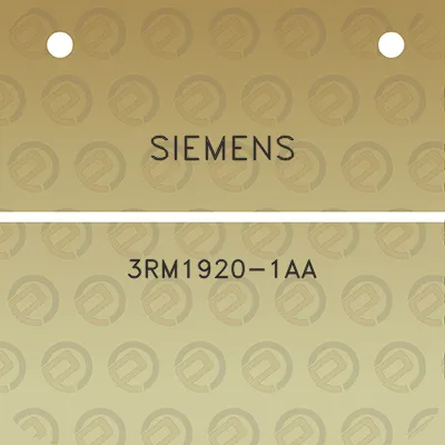 siemens-3rm1920-1aa