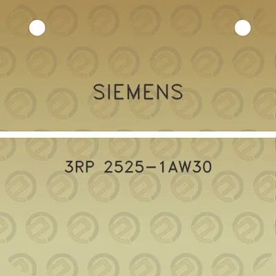 siemens-3rp-2525-1aw30