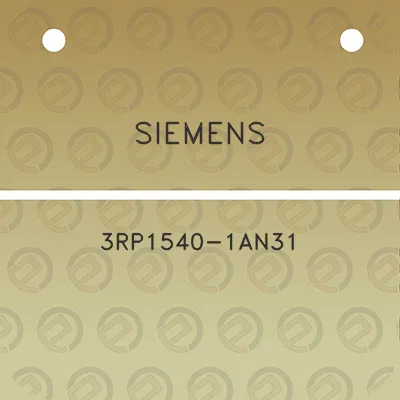 siemens-3rp1540-1an31