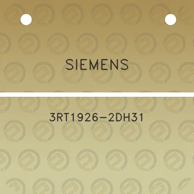 siemens-3rt1926-2dh31