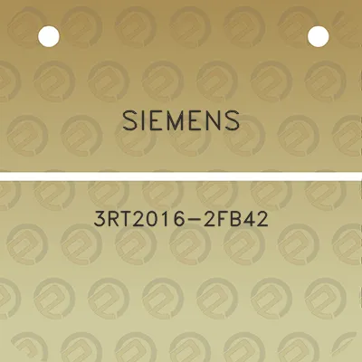 siemens-3rt2016-2fb42