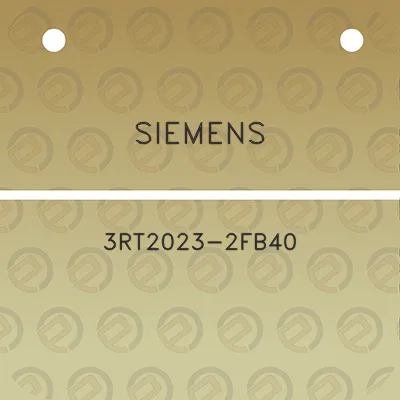 siemens-3rt2023-2fb40