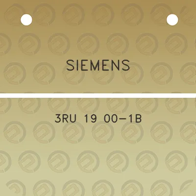 siemens-3ru-19-00-1b