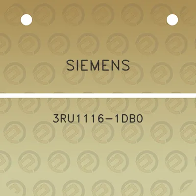 siemens-3ru1116-1db0