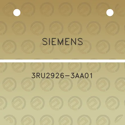 siemens-3ru2926-3aa01