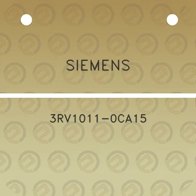 siemens-3rv1011-0ca15