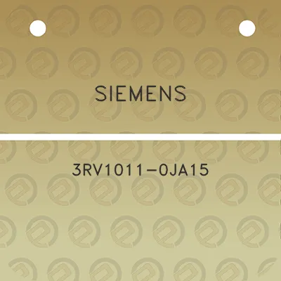 siemens-3rv1011-0ja15