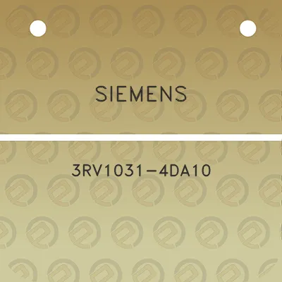 siemens-3rv1031-4da10