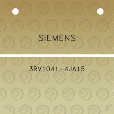 siemens-3rv1041-4ja15