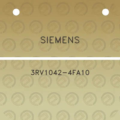 siemens-3rv1042-4fa10