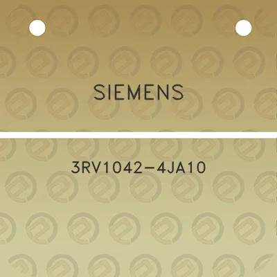 siemens-3rv1042-4ja10