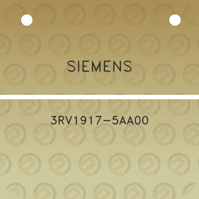 siemens-3rv1917-5aa00