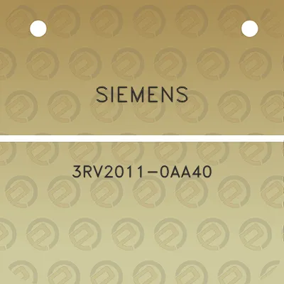 siemens-3rv2011-0aa40