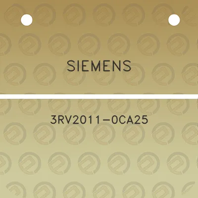 siemens-3rv2011-0ca25