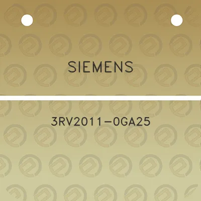 siemens-3rv2011-0ga25