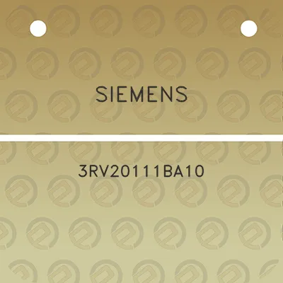 siemens-3rv20111ba10