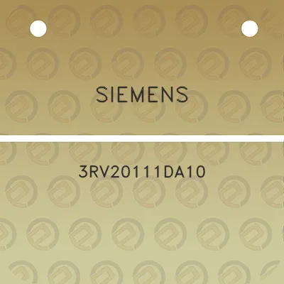 siemens-3rv20111da10