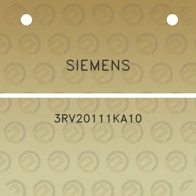 siemens-3rv20111ka10