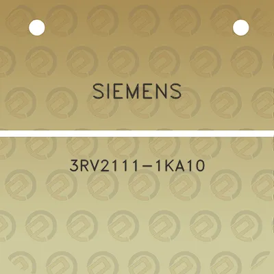 siemens-3rv2111-1ka10