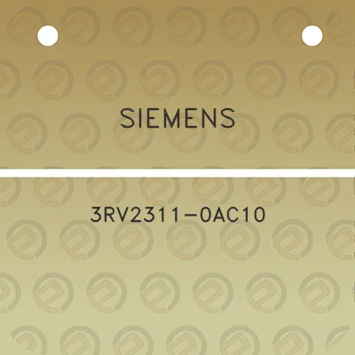 siemens-3rv2311-0ac10