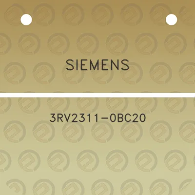 siemens-3rv2311-0bc20