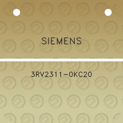 siemens-3rv2311-0kc20