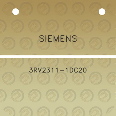 siemens-3rv2311-1dc20