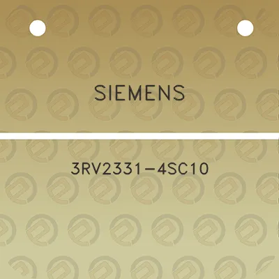 siemens-3rv2331-4sc10