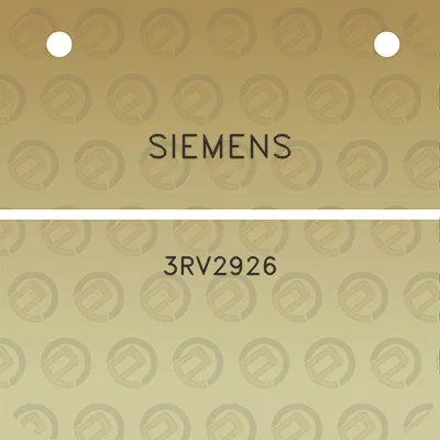 siemens-3rv2926