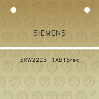 siemens-3rw2225-1ab15rec