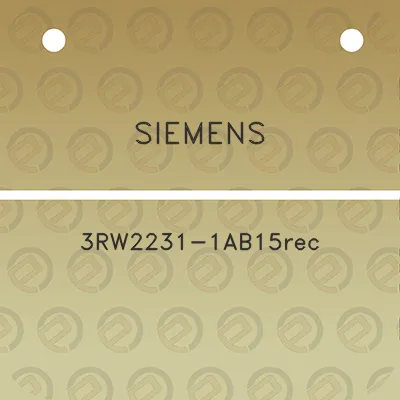 siemens-3rw2231-1ab15rec