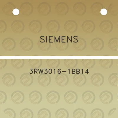 siemens-3rw3016-1bb14