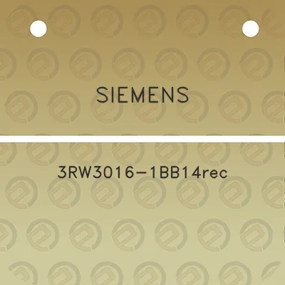 siemens-3rw3016-1bb14rec