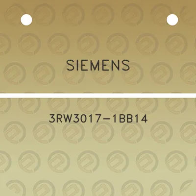 siemens-3rw3017-1bb14