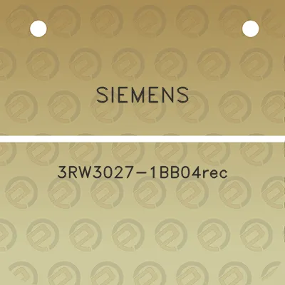 siemens-3rw3027-1bb04rec