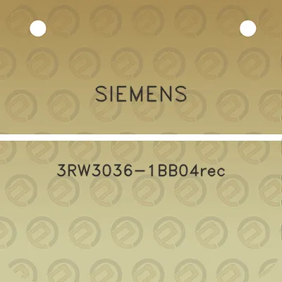 siemens-3rw3036-1bb04rec