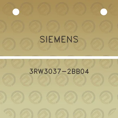 siemens-3rw3037-2bb04