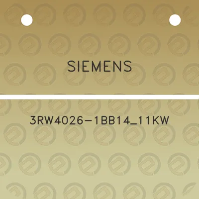 siemens-3rw4026-1bb14_11kw