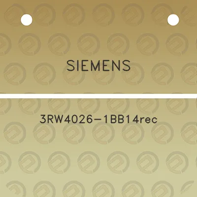 siemens-3rw4026-1bb14rec